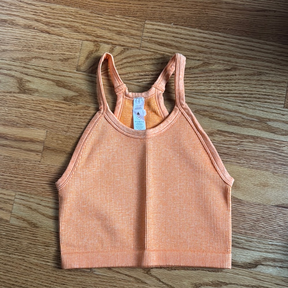 Balance Athletica Orange Crop Top